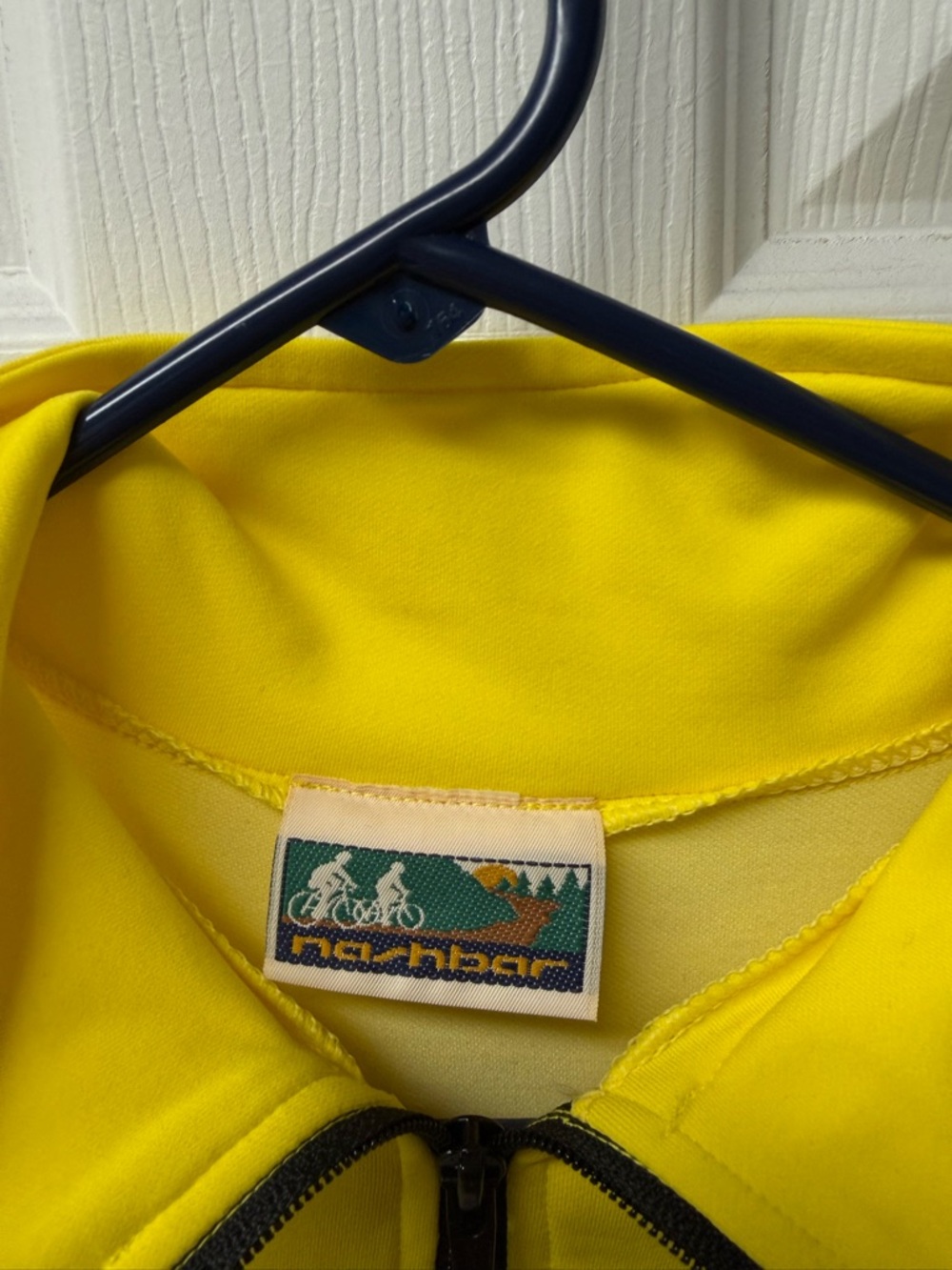 Unisex Lightweight Yellow Quarter-Zip Shirt Bicycling (Nashbar) - Picture 7 of 7